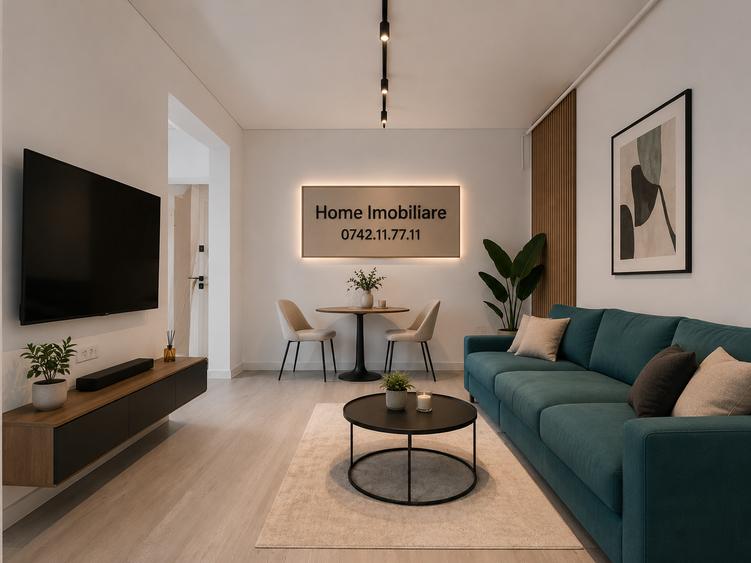 Studio 44mp premium luminos cu terasa si dormitor si incalzire pardoseala