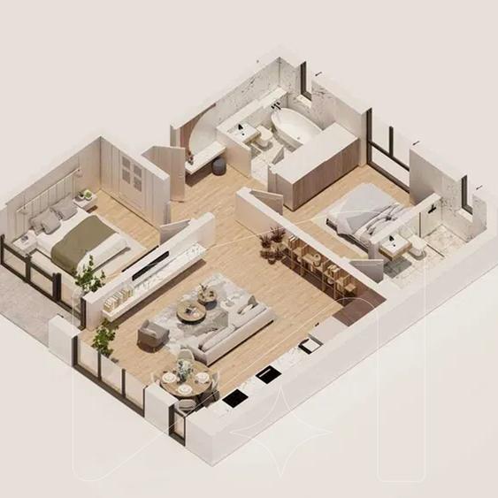 Apartament nou 3 Camere | 75 mp utili | Etaj 2 | Calea Torontalului
