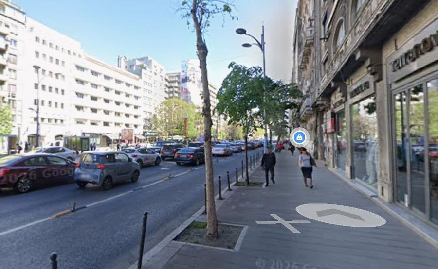 Romana  piata spatiu stradal  Magheru