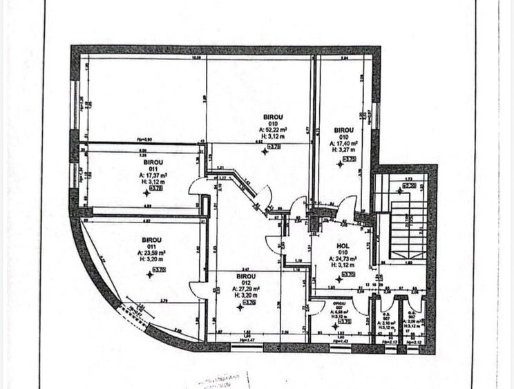 Spațiu comercial, 357.51 mp în Central