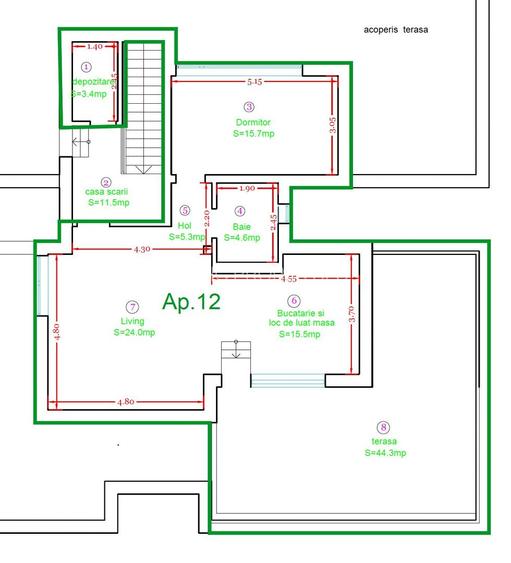 Penthouse Premium | Prima inchiriere | Terasă 44 mp | Zona IKEA - 10