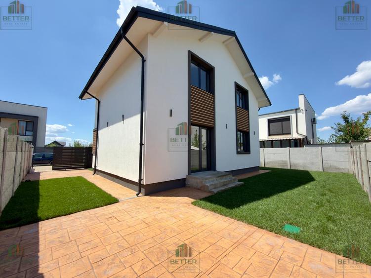 Casă de vânzare nouă individuală | 5 camere | Berceni Ilfov | La cheie | Asfalt