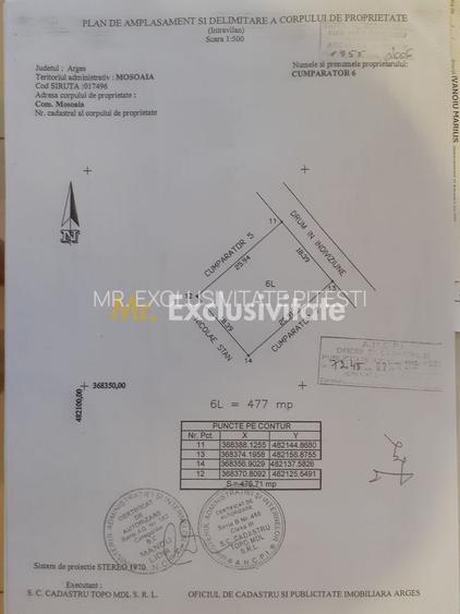 Parcele teren intravilan Mosoaia , str Piscul Priboi- Arges! - 2