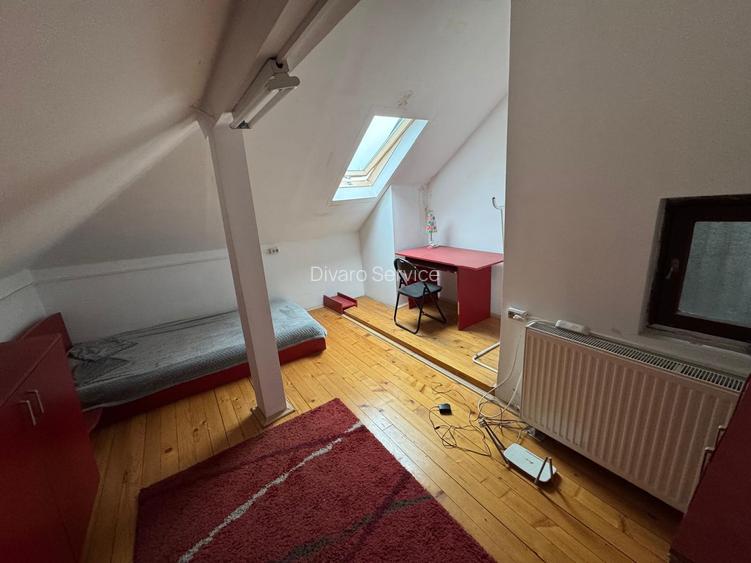 Inchiriere apartament spatios mansarda 5 camere in vila curte Cotroceni metrou - 9