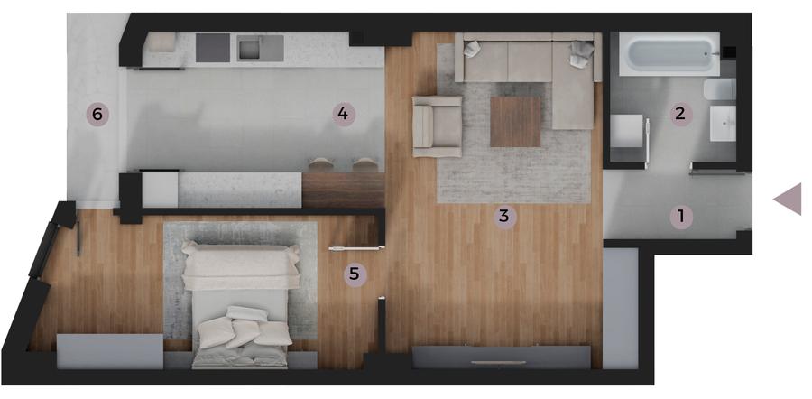 START VANZARI -ap.2 camere decomandat, TATARASI, premium, DIRECT DEZVOLTATOR!