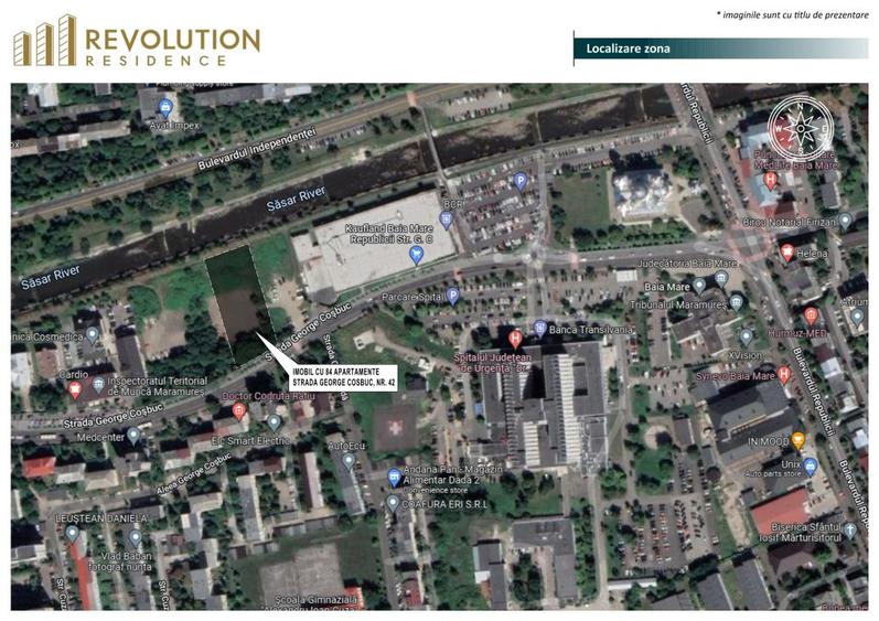 NEW! Spatii Comerciale DE VANZARE – George Cosbuc 42, Baia Mare