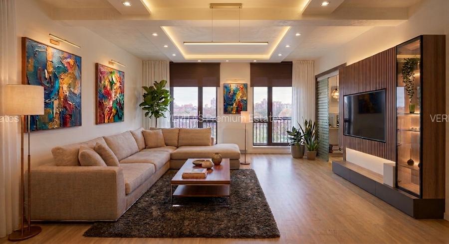 Apartament spatios 68 mp, 2 camere + dormitor copil / birou, parc Herastrau 600m
