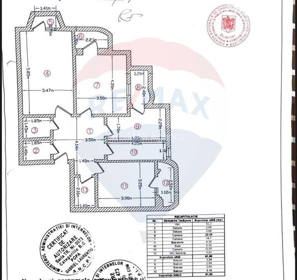 Apartament cu 3 camere de închiriat - 10