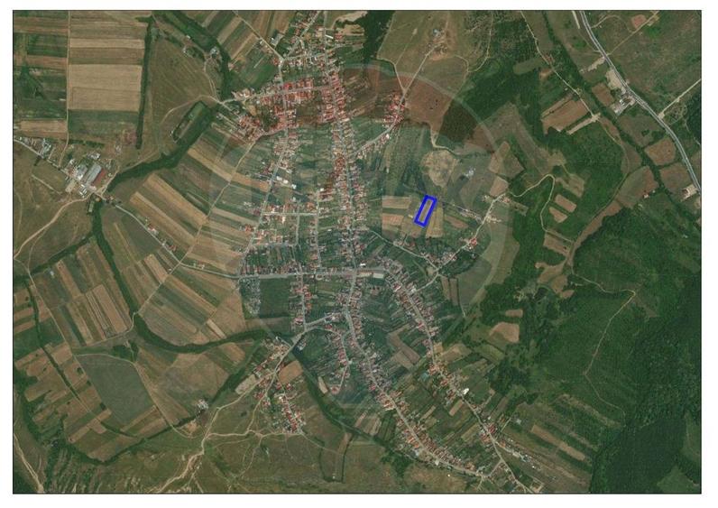 Teren cu priveliște, parcelabil pentru case, de vânzare, Cordău