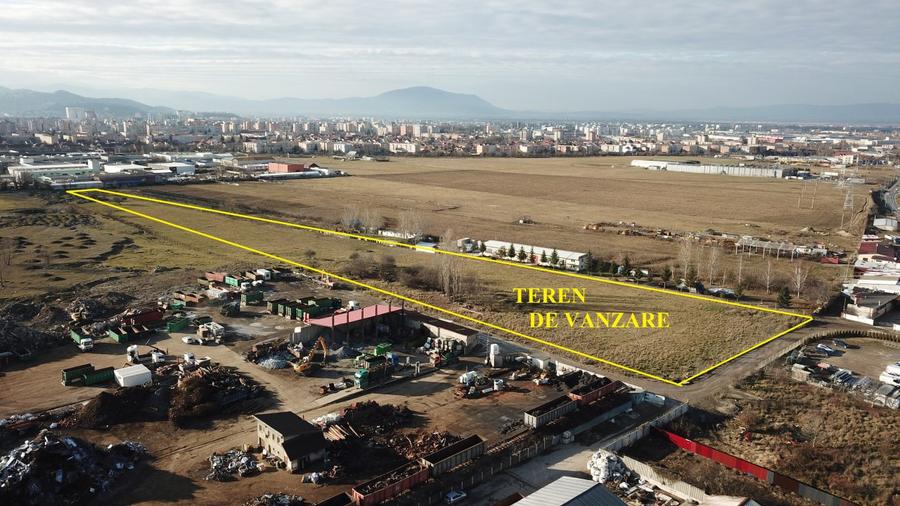 Teren industrial in Brasov cu PUZ aprobat