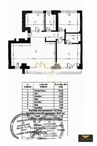 Apartament 3 camere Kiseleff | Imobil 2011 | Loc de parcare - 10