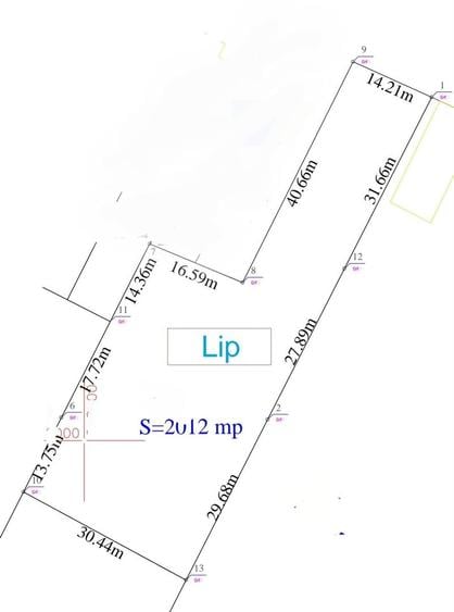Teren in zona Lipovei - individuala/duplex