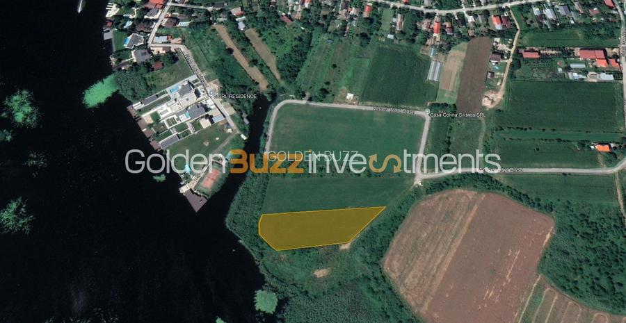 Teren exclusiv 3.800 mp pe malul Lacului Snagov | 38 m deschidere LAC - 5