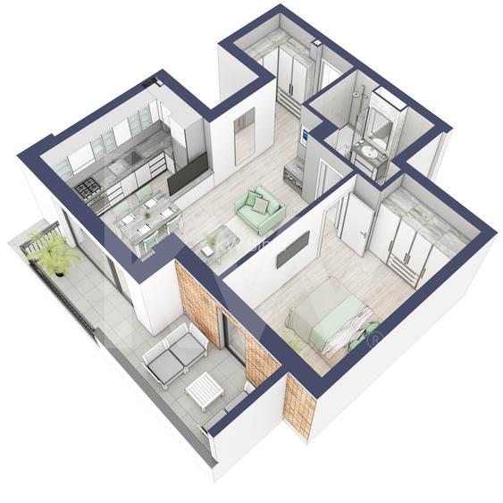 Apartament 2 camere, PARTER - 2