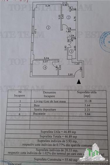 Apartament elegant - 2 camere - vanzare - Lidl Bariera