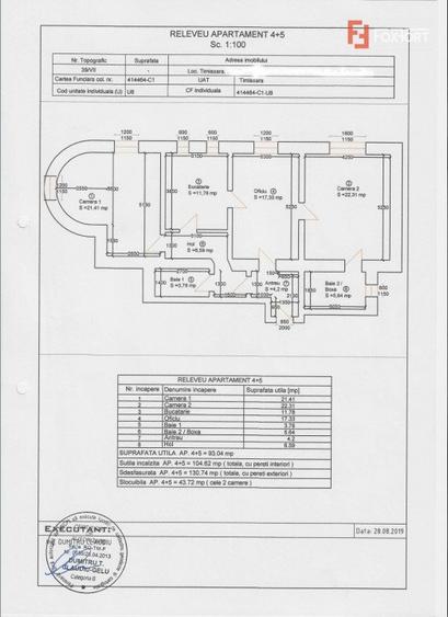 COMISION 0% Apartament demisol 3 camere de vanzare in Timisoara Pretabil Birouri