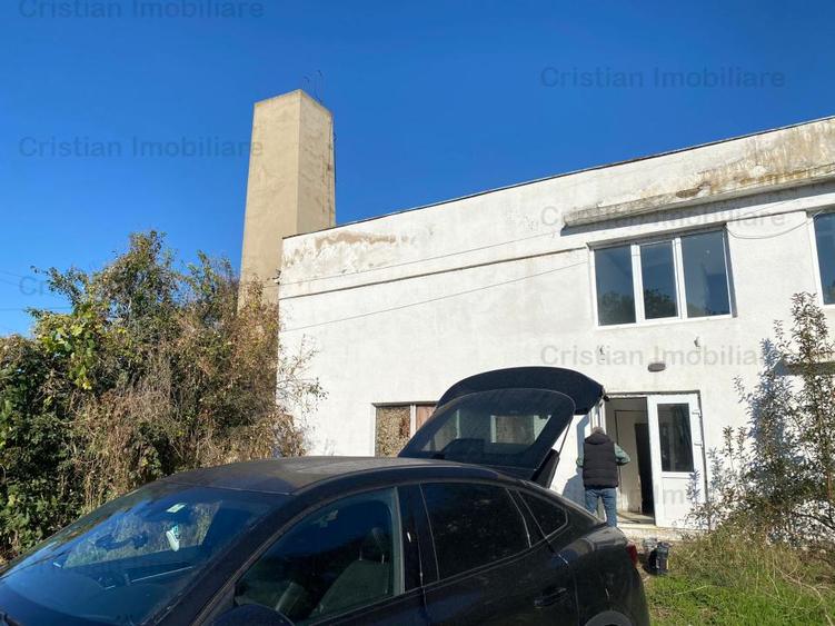 Vanzare sau inchiriere Cladire cadre beton 743 mp Movila Miresii teren 7354 mp