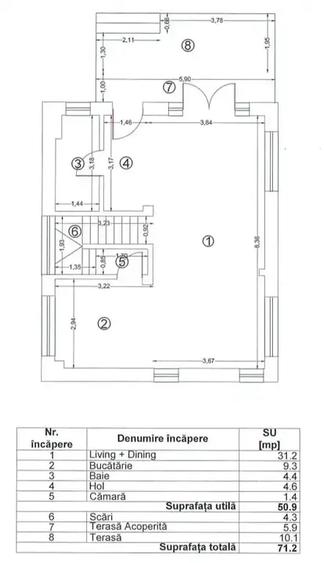 Casa 4 Camere Individuala Otopeni | Semicentral | Noua, Moderna