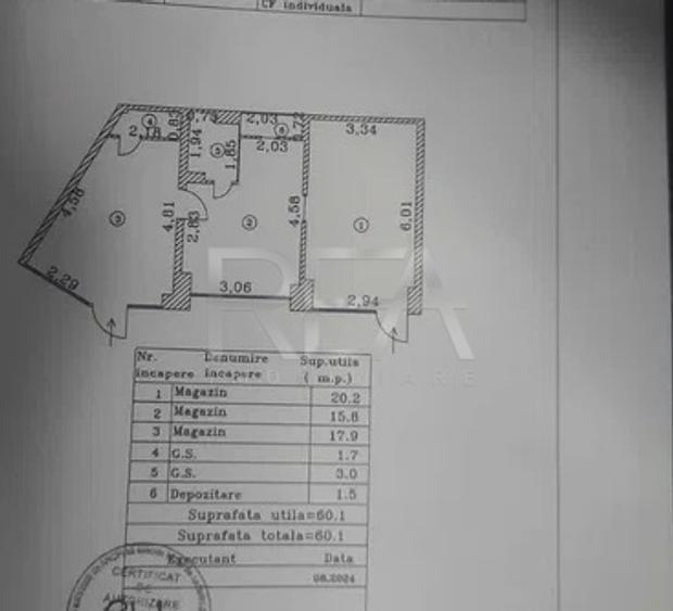 Spațiu Comercial Stradal 60 mp – Crângași