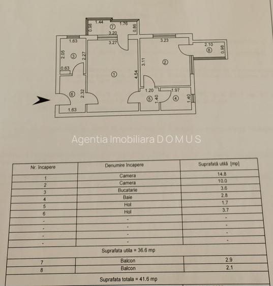 Apartament 2 camere, 2 balcoane, centrala termica, liber - 13