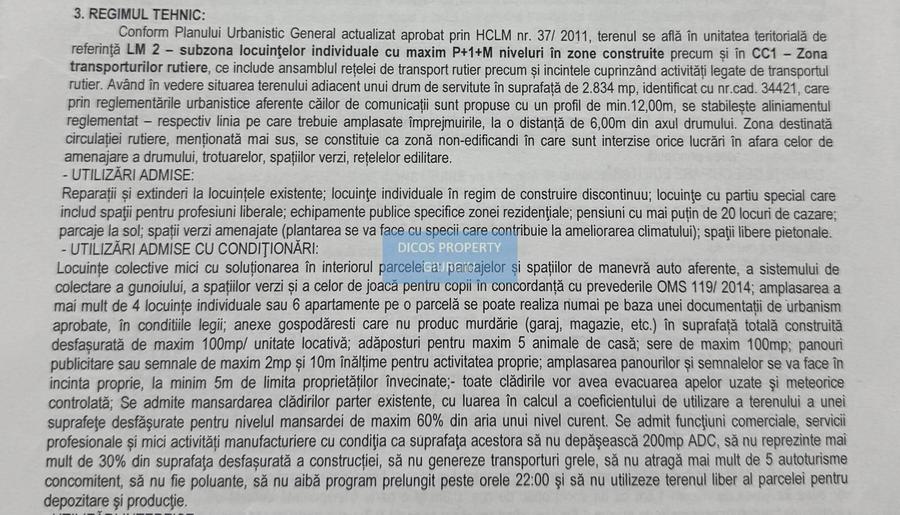De vânzare teren intravilan 1385 mp, intrare Hodivoaia / Șos. Alexandr