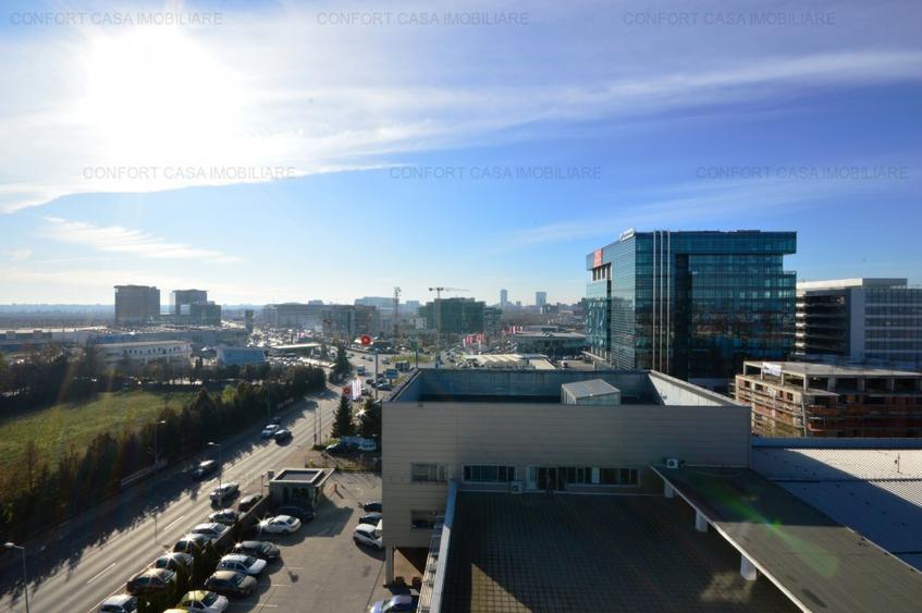 Pipera - Rond OMV, apartament 3 camere, mobilat modern, centrala proprie