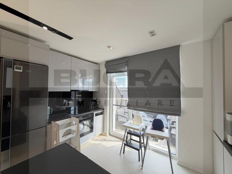 Penthouse 2 niveluri de 120mp, terase 60mp, parcare, zona Iulius Mall
