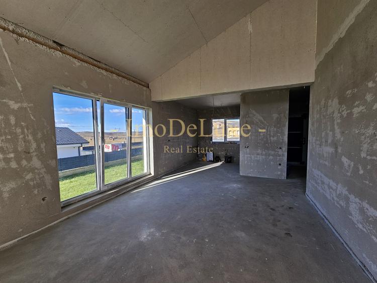 Casa individuala 1 nivel, teren 900 mp, 107 mp utili, 4 cam, com. Jucu