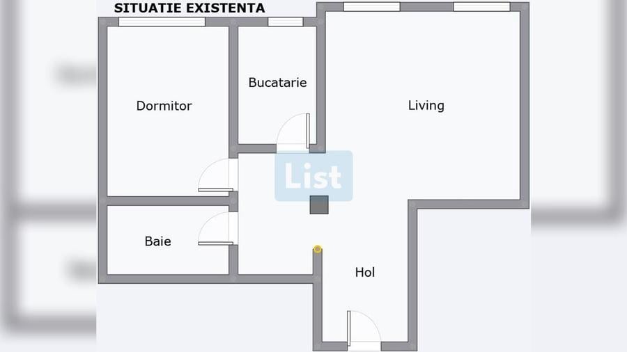 0% Comision | Apartament cu 2 camere si balcon | Central