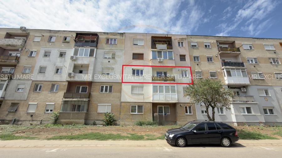 Apartament 2 camere Etaj II, Carei -Zona Varga Quattro-Str. Pavel Zăgănescu Nr.8 - 15