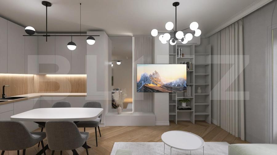 Apartament nou modern, 2 camere, centrala pe gaz si panouri fotovoltaice, Iosia