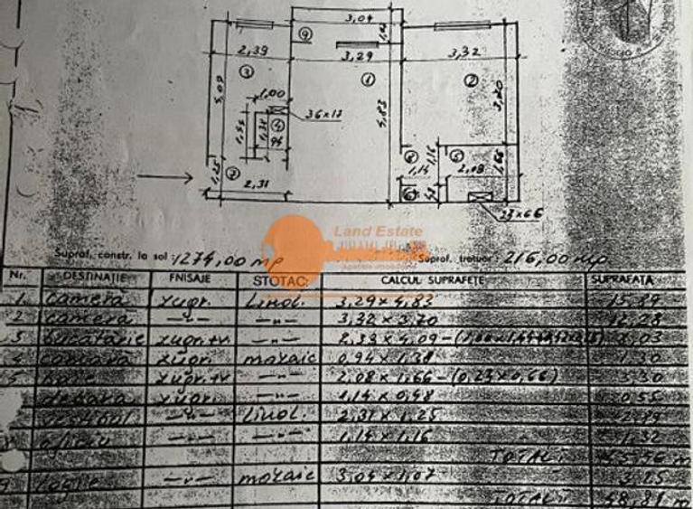 Apartament cu 2 camere in zona Apuslui - Bloc Reabilitat