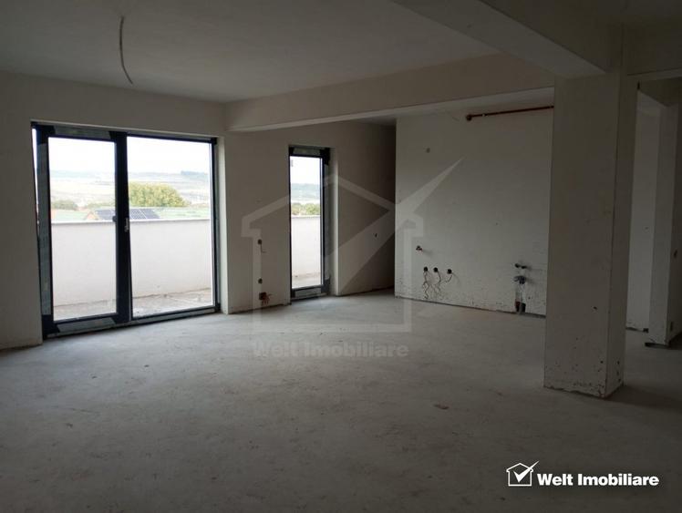 Apartament 3 camere, semifinisat, 93mp, terasa 20mp, parcare, cart Someseni