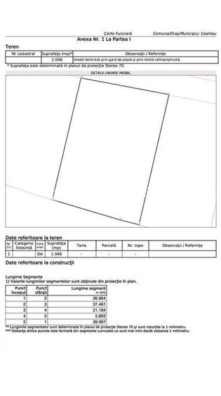 Teren in Statiunea Durau, Ceahlau, 1046mp, str. Stejarului - 5