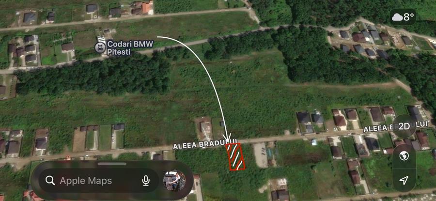 📍 Teren intravilan Premium – 538 mp | Aleea Bradului 59, Smeura – Moșoaia