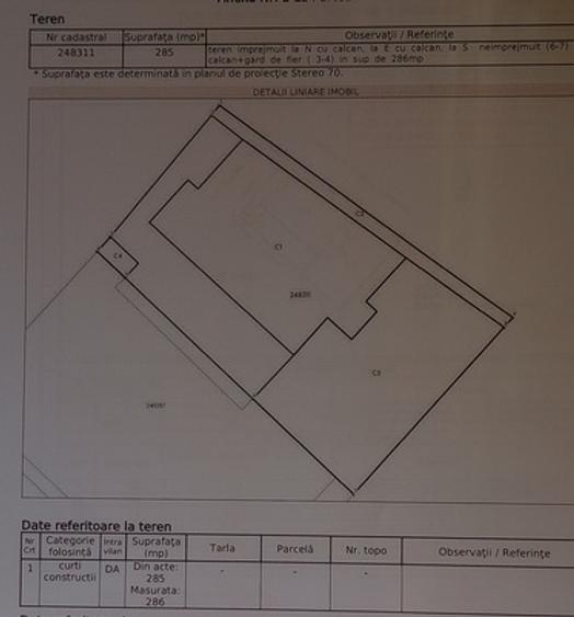 Panduri - zona M2 , deschidere 23m, format din 2 loturi