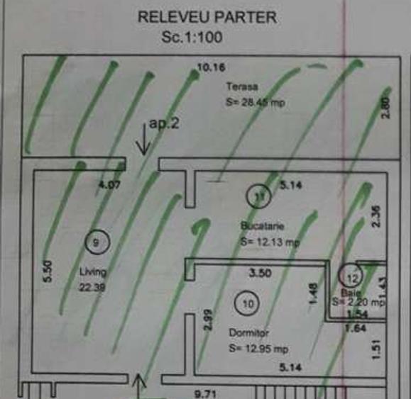 2 apartamente, în casă cu 6 ap, P+E+M, 2000, zona Mircea cel Bătrân, comision 0%