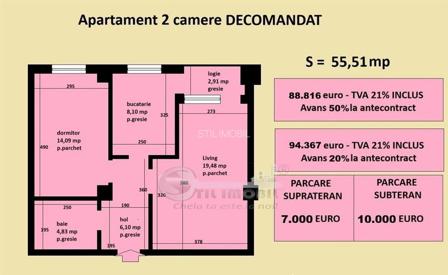 Apartament decomandat Cug Valea Adanca, bloc nou, cartier rezidential - 2