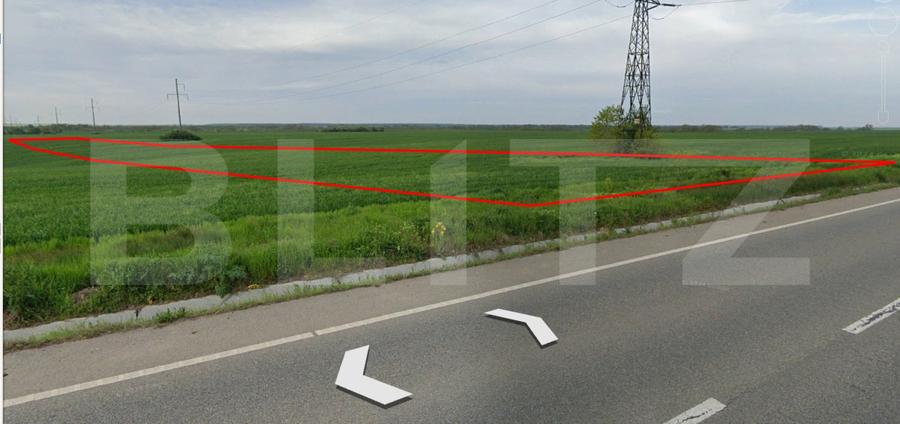 Teren investiție, 14.000 mp extravilan, deschidere 33 ml DE 82, Podari