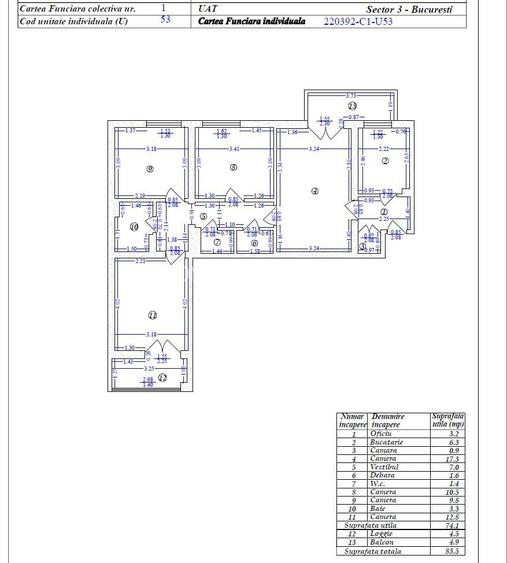 Apartament 4 camere de vânzare – Titan | 3 min de metrou