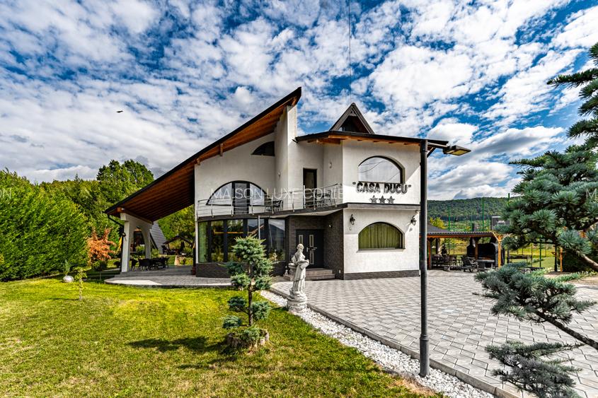 Com0%|Vilă turistică cu 8 camere + căsuțe A-frame, teren 5575 mp Călimănești, VL - 20