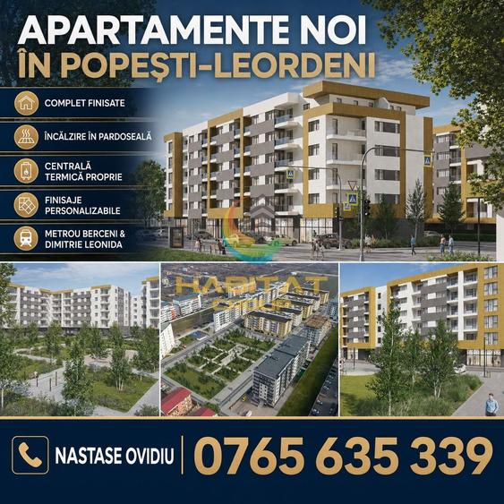 Apartamente noi complet finisate Metrou Berceni–Dimitrie Leonida!