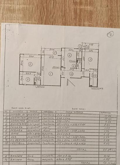 Apartament 3 camere de vanzare Lujerului
