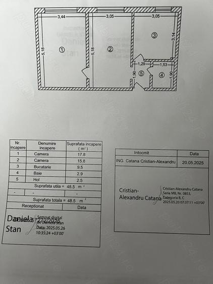 🔑 Vanzare Ap.2 Camere Semidecomandat – Zona Titan / Metrou Titan - zonă verde