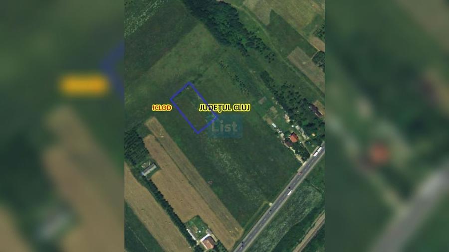 Teren intravilan 7800 mp in Livada Iclod, utilitati, 63 euro/mp