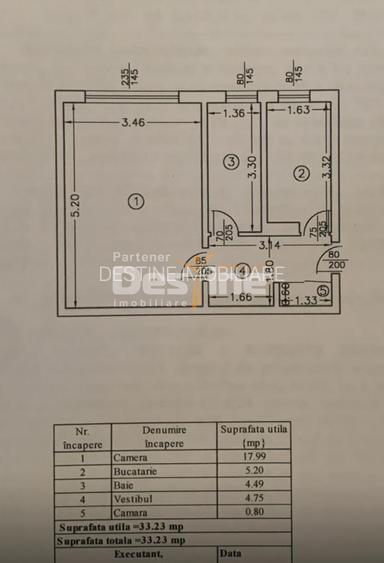 Garsonieră renovată, 33,23 mp utili, parter Berceni - 7