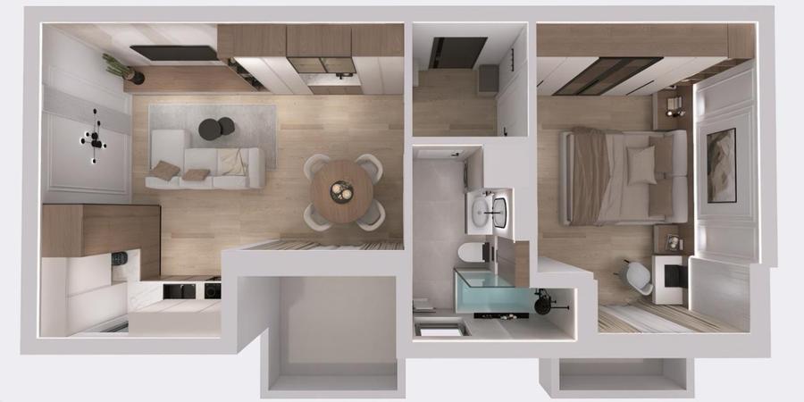 Apartament 2 camere, Ansamblu Rezidențial Exclusivist - Zona SCHIT