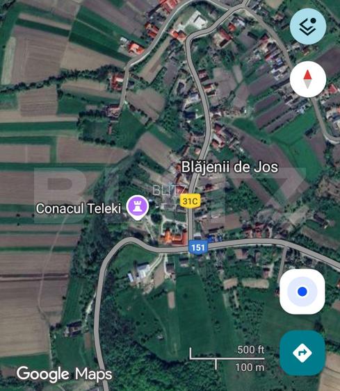 Teren extravilan,850 mp,ideal de cabana,zona Blajeni de Jos - 4