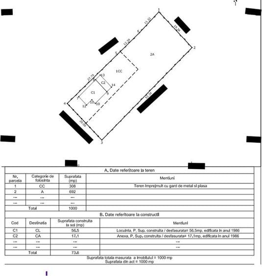 Exclusivitate!!! Casa + Teren 1000 mp zona Matesti, Buzau