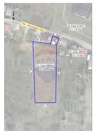 De vânzare teren intravilan, 3,201 mp, Str Gheorghe Doja, Oradea